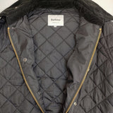 Barbour NEW BURGHLEY QUILT ニューバレーキルティングコート 2102378 ナイロン 中綿 コート ブラック レディース バブアー【中古】5-0814A∞