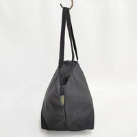Herve Chapelier 925N ナイロン舟型ショルダーL ロングハンドル ショルダーバッグ ブラック レディース エルベ・シャプリエ【中古】5-0806G∞