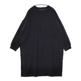 ARTS&SCIENCE 縮絨プレスウール 093-U60N-310 ニットチュニック ワンピース ブラック レディース アーツ&サイエンス【中古】5-0814T∞