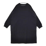 ARTS&SCIENCE 縮絨プレスウール 093-U60N-310 ニットチュニック ワンピース ブラック レディース アーツ&サイエンス【中古】5-0814T∞