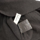 ARTS&SCIENCE 縮絨プレスウール 093-U60N-310 ニットチュニック ワンピース ブラック レディース アーツ&サイエンス【中古】5-0814T∞