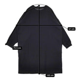 ARTS&SCIENCE 縮絨プレスウール 093-U60N-310 ニットチュニック ワンピース ブラック レディース アーツ&サイエンス【中古】5-0814T∞