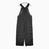 nagonstans 470es833-1230 リネン オーバーオール サイズ38 サロペット ブラック レディース ナゴンスタンス【中古】5-1021M△