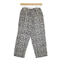 grown in the sun 花柄 パンツ ネイビー オフホワイト レディース グローンインザサン【中古】5-0609M∞