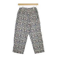 grown in the sun 花柄 パンツ ネイビー オフホワイト レディース グローンインザサン【中古】5-0609M∞