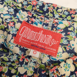 grown in the sun 花柄 パンツ ネイビー オフホワイト レディース グローンインザサン【中古】5-0609M∞