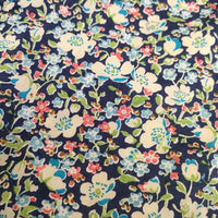 grown in the sun 花柄 パンツ ネイビー オフホワイト レディース グローンインザサン【中古】5-0609M∞