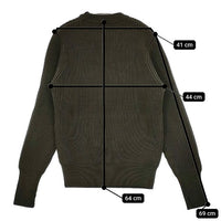 HYKE リブクルーネックニット 162-11077 セーター ニット グリーン レディース ハイク【中古】5-0814T∞