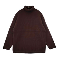 AURALEE SUPER FINE WOOL RIB KNIT TURTLE NECK A8AP06RK リブ タートルネック セーター ニット ブラウン レディース オーラリー【中古】5-0814T∞