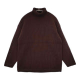 AURALEE SUPER FINE WOOL RIB KNIT TURTLE NECK A8AP06RK リブ タートルネック セーター ニット ブラウン レディース オーラリー【中古】5-0814T∞