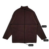 AURALEE SUPER FINE WOOL RIB KNIT TURTLE NECK A8AP06RK リブ タートルネック セーター ニット ブラウン レディース オーラリー【中古】5-0814T∞