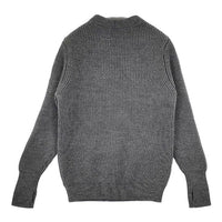 ANDERSEN-ANDERSEN イタリア製 リブ ボトルネック ウール セーター ニット グレー レディース アンデルセンアンデルセン【中古】5-0814T∞