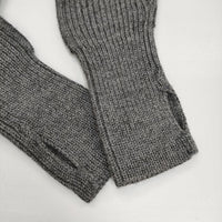 ANDERSEN-ANDERSEN イタリア製 リブ ボトルネック ウール セーター ニット グレー レディース アンデルセンアンデルセン【中古】5-0814T∞