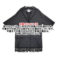semi couture フリンジ ウール サイズM コート グレー レディース セミクチュール【中古】5-1007A◆