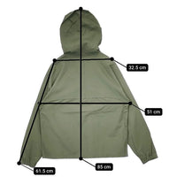 YAECA 164055 60/40 Cloth Hood Shirt ショート丈 ジャケット ブルゾン カーキ MOSS レディース ヤエカ【中古】5-0810M∞