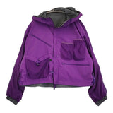 DAIWA PIER39 TECH WADING PARKA 定価30800円 ショート丈リバーシブルナイロンブルゾン グレー メンズ ダイワ ピアサーティナイン【中古】5-0805M♪