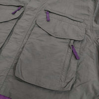 DAIWA PIER39 TECH WADING PARKA 定価30800円 ショート丈リバーシブルナイロンブルゾン グレー メンズ ダイワ ピアサーティナイン【中古】5-0805M♪