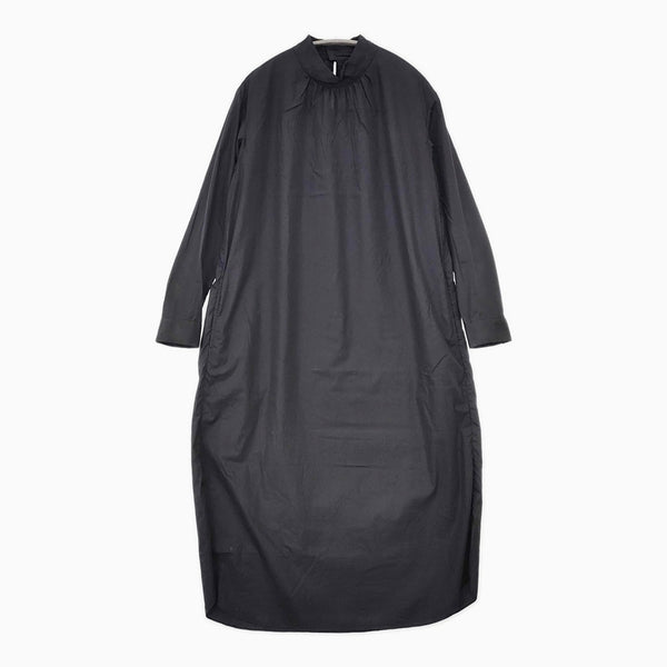 ゴーシュ G211-E024 ギャザー ハイネック コットン 日本製 ワンピース ブラック レディース ゴーシュ【中古】5-1021M△