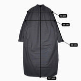 ゴーシュ G211-E024 ギャザー ハイネック コットン 日本製 ワンピース ブラック レディース ゴーシュ【中古】5-1021M△