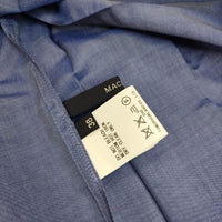 MACPHEE プリーツ 半袖 プルオーバー ワンピース ブルー レディース マカフィー【中古】5-0703S∞