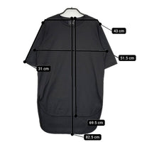 ATON Suvin 60/2 round hem t-shirt KKAGBW0016 半袖Ｔシャツ カットソー ブラック レディース エイトン【中古】5-0706S∞