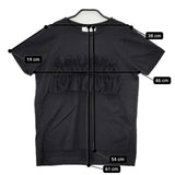 HERENCIA チュールフリルドッキングカットソー 定価12100円 半袖Ｔシャツ カットソー ブラック レディース ヘレンチア【中古】5-0706S∞