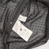 Graphpaper ドット柄 GL191-50076 シアー ブラウス シャツ ブラック レディース グラフペーパー【中古】5-0810M∞