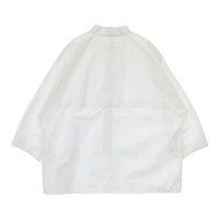 native village スタンドカラー ハーフボタン プルオーバー コットン ブラウス シャツ ホワイト レディース ネイティブヴィレッジ【中古】5-0810M∞