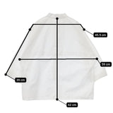 native village スタンドカラー ハーフボタン プルオーバー コットン ブラウス シャツ ホワイト レディース ネイティブヴィレッジ【中古】5-0810M∞