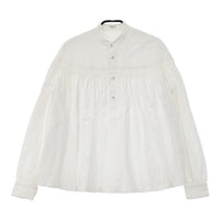 Scye リネン高密度タックブラウス 1218-31065 プルオーバー ブラウス シャツ ホワイト レディース サイ【中古】5-0616M∞