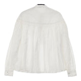 Scye リネン高密度タックブラウス 1218-31065 プルオーバー ブラウス シャツ ホワイト レディース サイ【中古】5-0616M∞