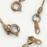 Aoki Yuri コットンパール 2連 2セット ネックレス ベージュ ゴールド レディース アオキユリ【中古】5-0630G∞