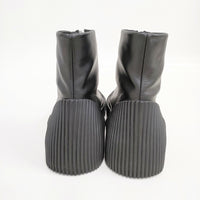 3.1 phillip lim LELA VULCANIZED BOOT W ZIP サイズ37 ブーツ ブラック レディース スリーワンフィリップリム【中古】5-0911G◎