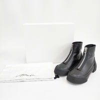 3.1 phillip lim LELA VULCANIZED BOOT W ZIP サイズ37 ブーツ ブラック レディース スリーワンフィリップリム【中古】5-0911G◎