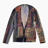 PASHMA シルクカシミヤ インド製 羽織 カーディガン マルチカラー レディース パシュマ【中古】5-0818M∞