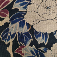 KENZO 花柄 ヴィンテージ ウール セーター ニット 90's エルカ期 ブラック メンズ ケンゾー【中古】5-1009T∞
