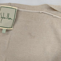 Sybilla シルク 羽織 ガウン カーディガン ベージュ レディース シビラ【中古】5-0803M∞