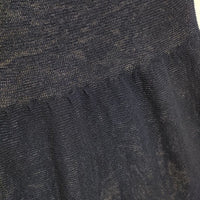 Sybilla ペーパーニット 和紙ナイロン ワンピース ネイビー レディース シビラ【中古】5-0706S∞