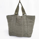 PLEATS PLEASE ISSEY MIYAKE PP14-AG492 ポリエステル トートバッグ カーキ レディース プリーツプリーズ【中古】5-0806G∞