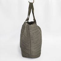 PLEATS PLEASE ISSEY MIYAKE PP14-AG492 ポリエステル トートバッグ カーキ レディース プリーツプリーズ【中古】5-0806G∞