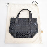 PLEATS PLEASE ISSEY MIYAKE PP84-AG434 トライアングルピース トートバッグ ブラック レディース プリーツプリーズ【中古】5-0806G∞