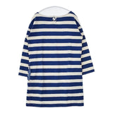 Pal'las Palace ボーダー コットン ワンピース チュニック ブルー ホワイト レディース パラスパレス【中古】5-0810M∞