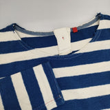 Pal'las Palace ボーダー コットン ワンピース チュニック ブルー ホワイト レディース パラスパレス【中古】5-0810M∞