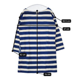 Pal'las Palace ボーダー コットン ワンピース チュニック ブルー ホワイト レディース パラスパレス【中古】5-0810M∞