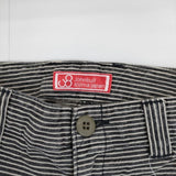 Johnbull 横ヒッコリー パンツ グレー ホワイト レディース ジョンブル【中古】5-0810G∞