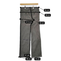Johnbull 横ヒッコリー パンツ グレー ホワイト レディース ジョンブル【中古】5-0810G∞