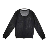 Franche lippee 刺繍 カーディガン ブラック レディース フランシュリッペ【中古】5-0818M∞
