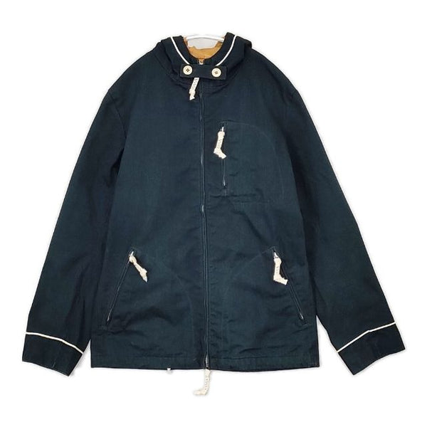 Pal'las Palace コットン フード付きジャケット ブルゾン ネイビー レディース パラスパレス【中古】5-0810M∞