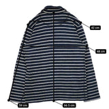 Pal'las Palace インディゴ ボーダー 長袖カットソー サイズ4 ポロシャツ ネイビー ホワイト レディース パラスパレス【中古】5-0810M∞