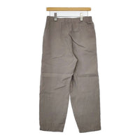 evam eva wide pants ワイドパンツ 定価30800円 E223T087 リネンコットンウール パンツ 22AW グレー レディース エヴァムエヴァ【中古】5-0818M∞